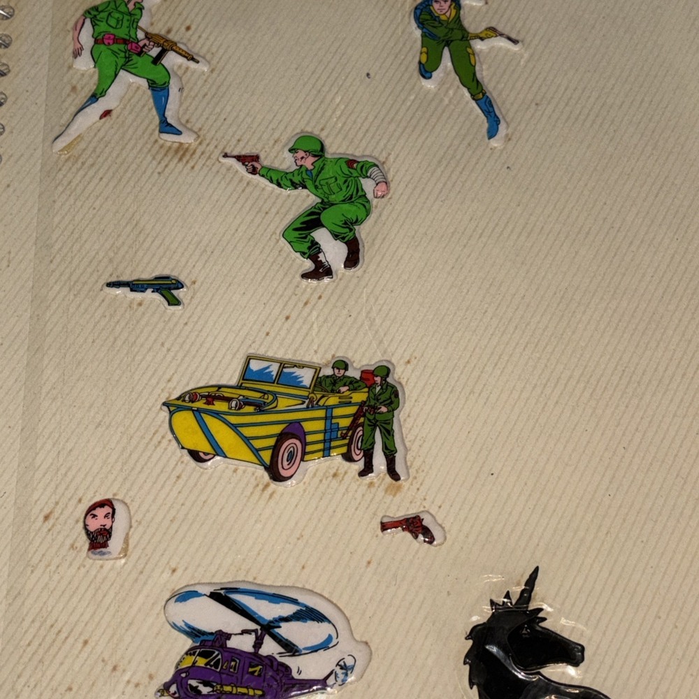 Vintage 80s Album Binder Collection Assorted Stickers Star Wars, Gremlin, Scent - Picture 2 of 6